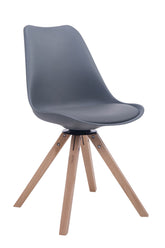 Bezoekersstoel Troyes Draaibaar Kunstleder Vierkant