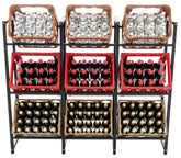 9-persoons drankkrattenstandaard Lennert