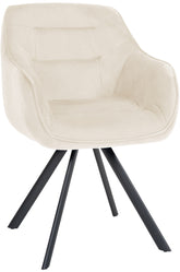 Eetkamerstoel Russel fluweel of stof