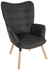 Fauteuil Garding met stof bekleed