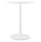 Statafel / hoge tafel 'CARACAS' wit - Ø 90 cm