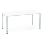 Vergadertafel / design bureau 'FOCUS' in wit - 160x80 cm
