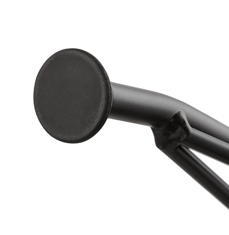 Design stoel 'GAUDY' zwart industriële stijl met zwart metalen onderstel Design stoel 'GAUDY' zwart industriële stijl met zwart metalen onderstel