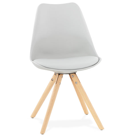 Grijze, Scandinavische stoel 'GOUJA Grijze, Scandinavische stoel 'GOUJA