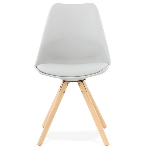 Grijze, Scandinavische stoel 'GOUJA Grijze, Scandinavische stoel 'GOUJA