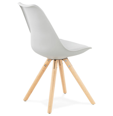 Grijze, Scandinavische stoel 'GOUJA Grijze, Scandinavische stoel 'GOUJA