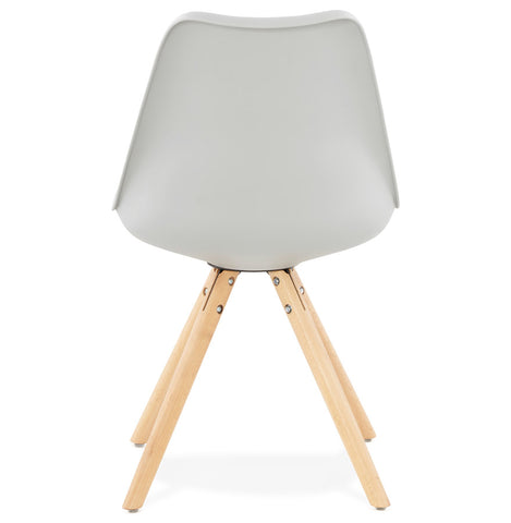 Grijze, Scandinavische stoel 'GOUJA Grijze, Scandinavische stoel 'GOUJA