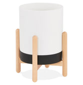 Bloempot 'MARGERIT' voor binnen wit design