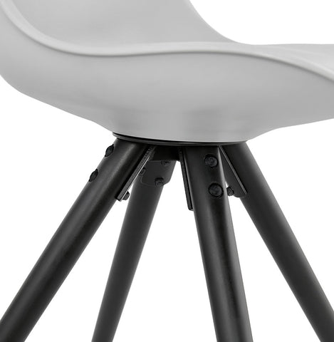 Design stoel 'PIPA' grijs Design stoel 'PIPA' grijs