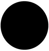 Zwart, rond tafelblad 'RINGO' Ø 60cm