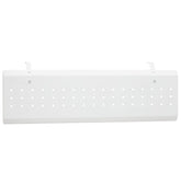 Wit privacyscherm 'SECRET' voor bureaus