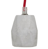 Grijze design fitting 'SOKET' met betoneffect