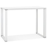 Hoge tafel/bureau in wit hout 'XLINE HIGH TABLE' - 140x70 cm