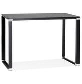 Hoge tafel / bureau in zwart hout 'XLINE HIGH TABLE' - 140x70 cm