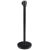 Post 'ZIP' zwart met lint voor wachtrijen