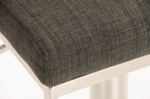 Panama fabric bar stool