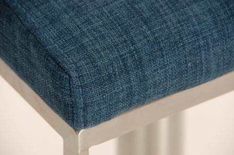 Panama fabric bar stool