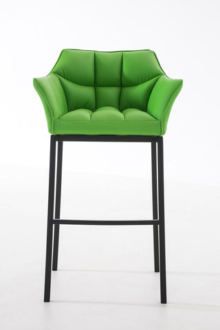 Bar stool Damaso leatherette with 4-legged frame