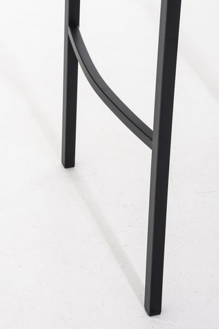 Bar stool Damaso leatherette with 4-legged frame