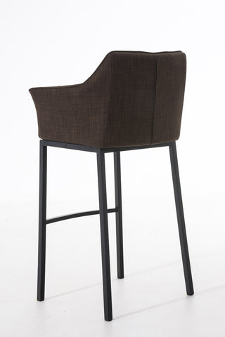 Bar stool Damaso fabric with 4-legged frame