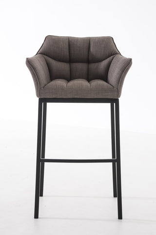 Bar stool Damaso fabric with 4-legged frame