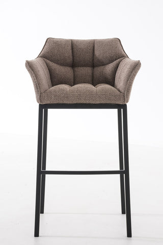 Bar stool Damaso fabric with 4-legged frame