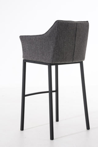 Bar stool Damaso fabric with 4-legged frame