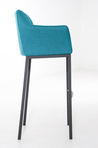 Bar stool Damaso fabric with 4-legged frame