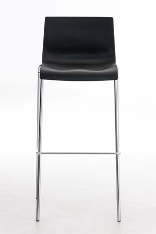 Bar stool Hover plastic 4-legged frame