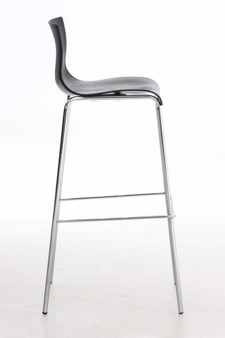 Bar stool Hover plastic 4-legged frame