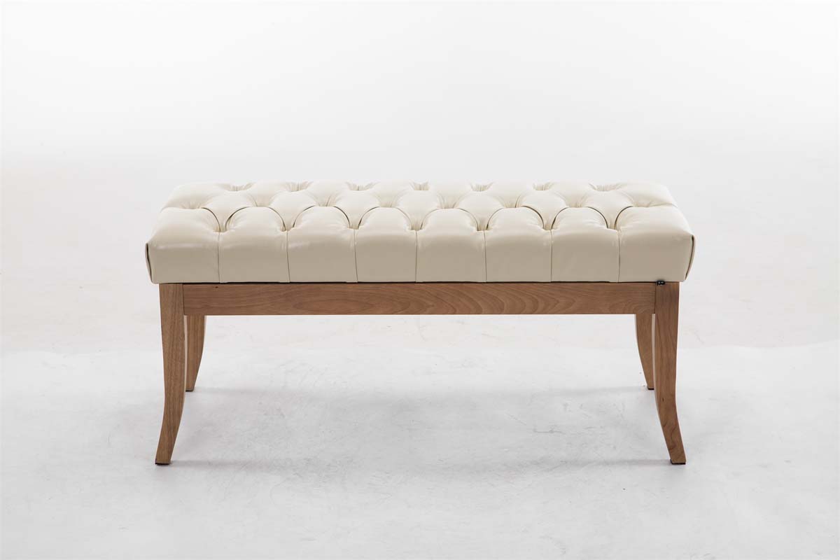 Bank Ramses kunstleer antiek licht