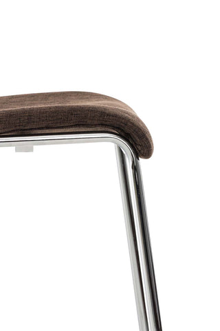 Bar stool Hover fabric 4-legged frame