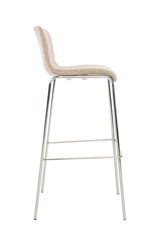 Bar stool Hover fabric 4-legged frame