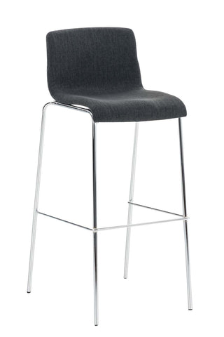 Bar stool Hover fabric 4-legged frame