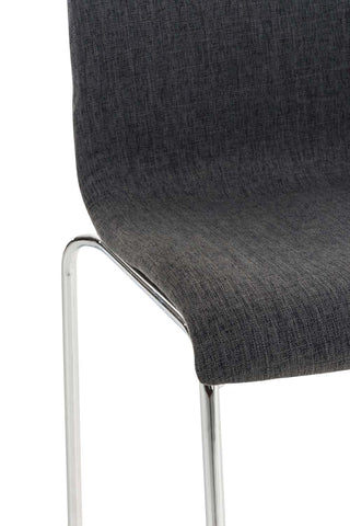 Bar stool Hover fabric 4-legged frame