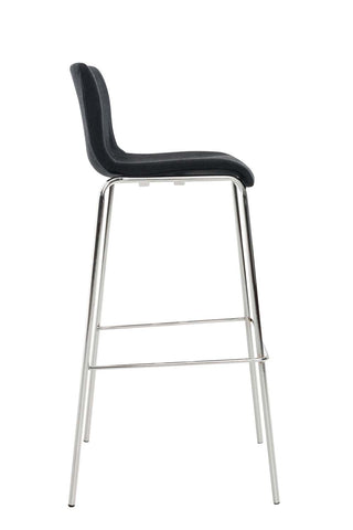 Bar stool Hover fabric 4-legged frame