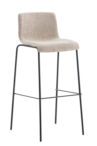 Bar stool Hover fabric 4-legged frame