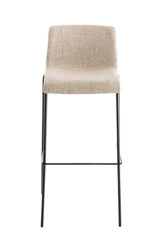 Bar stool Hover fabric 4-legged frame