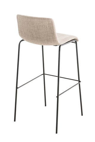 Bar stool Hover fabric 4-legged frame