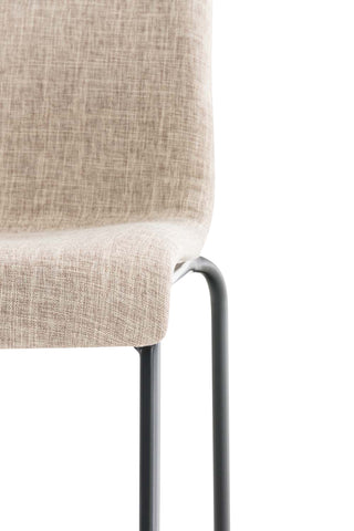 Bar stool Hover fabric 4-legged frame