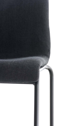 Bar stool Hover fabric 4-legged frame