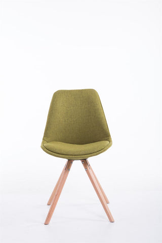 Visitor chair Toulouse fabric round