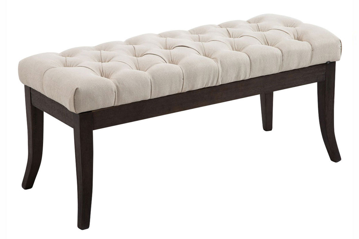Bench Ramses fabric antique-dark