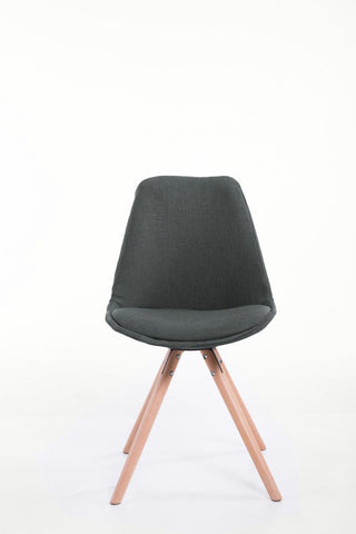 Visitor chair Toulouse fabric round