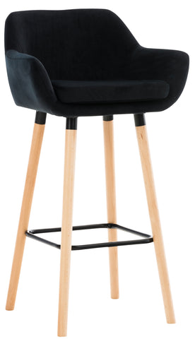 Bar stool Grant velvet