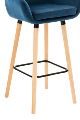 Bar stool Grant velvet