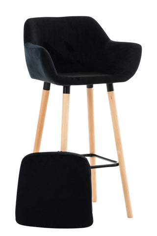 Bar stool Grant velvet