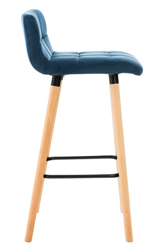 Bar stool Lincoln velvet