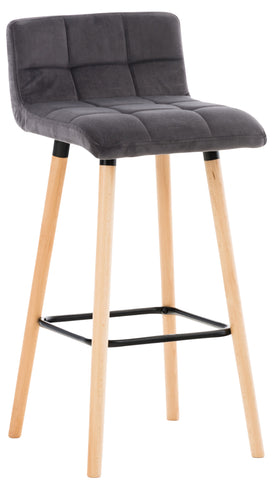 Bar stool Lincoln velvet