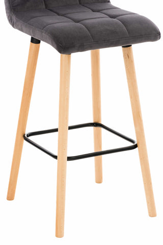 Bar stool Lincoln velvet